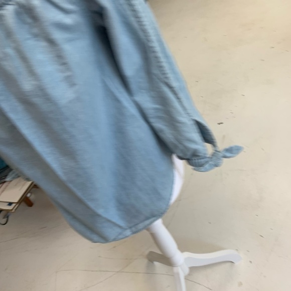 COPY - Vineyard Vines martinque off shoulder top summerevening chambray size0 - Picture 5 of 6